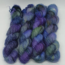 Load image into Gallery viewer, Bed of Violets (Sylph Lace 2ply - Kid Mohair/Mulberry Silk)