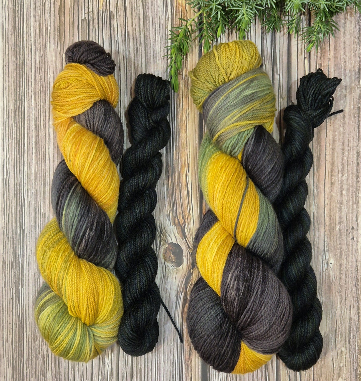 Bumble & Licorice Sock Set (Fledgling 4ply Sock - SW Merino / Nylon)