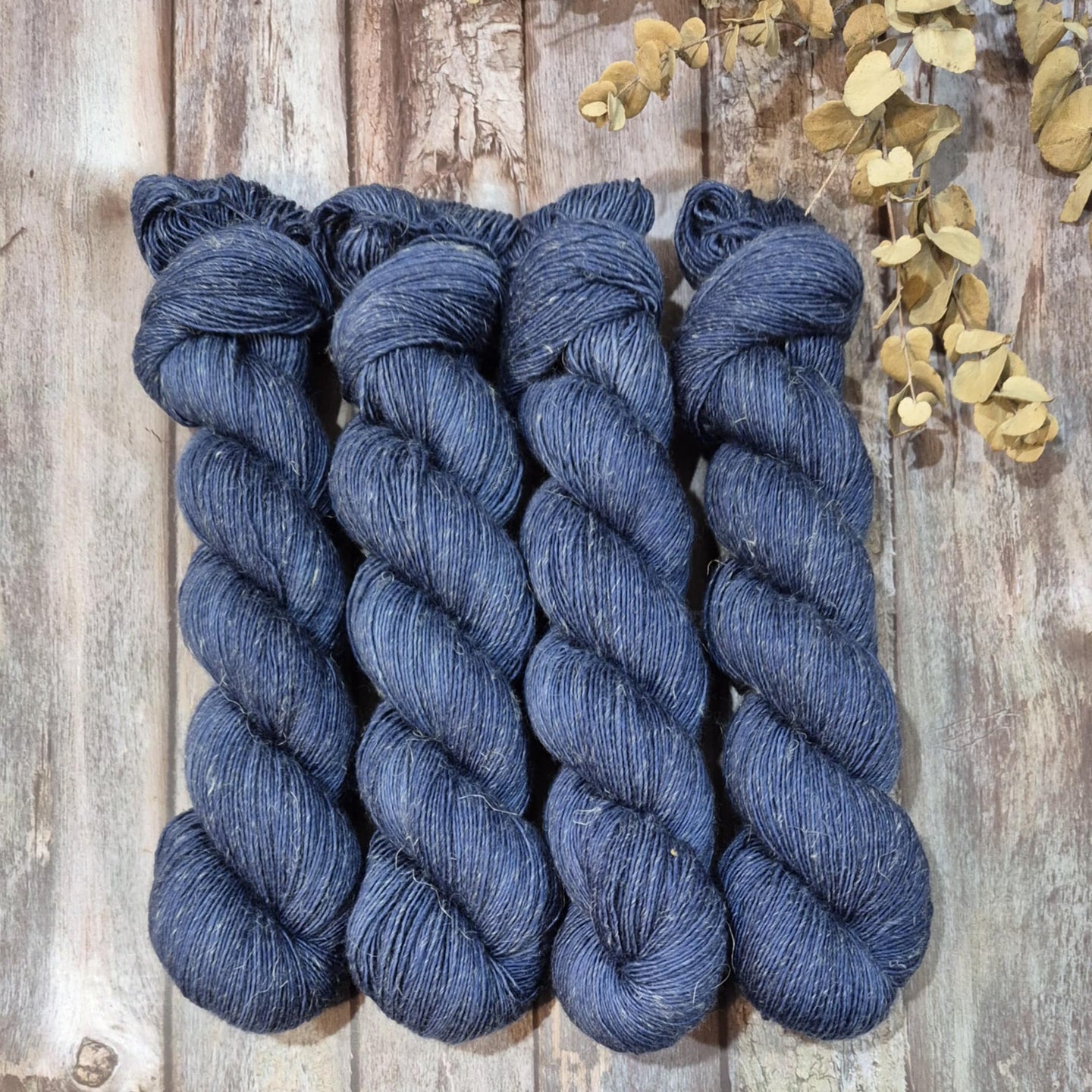 Blue on Blue (Nymph Singles - SW Merino / Linen) (Dyed as Ordered if Not in Stock)