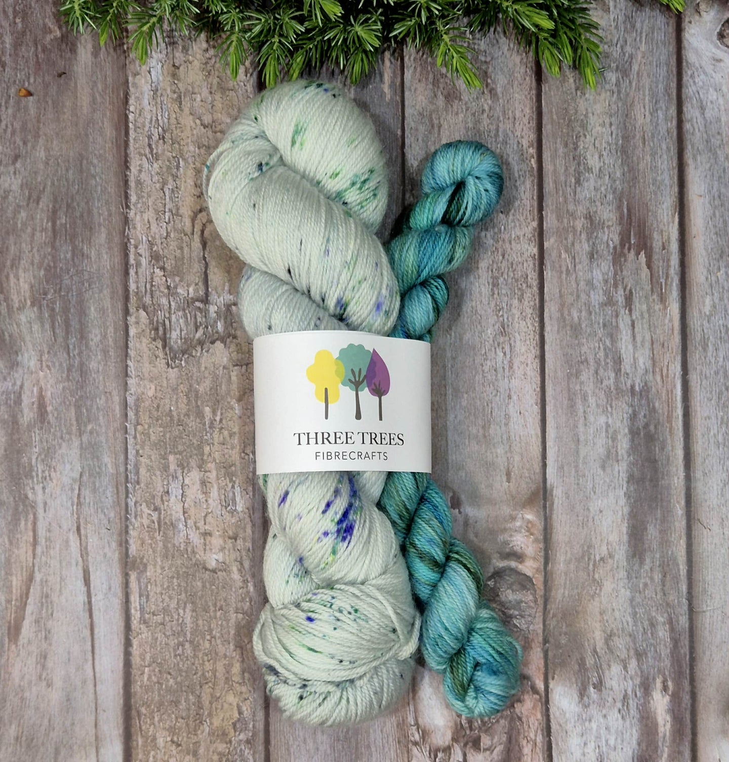 Chilled Air & Ripple Sock Set (Fledgling 4ply Sock - SW Merino / Nylon)