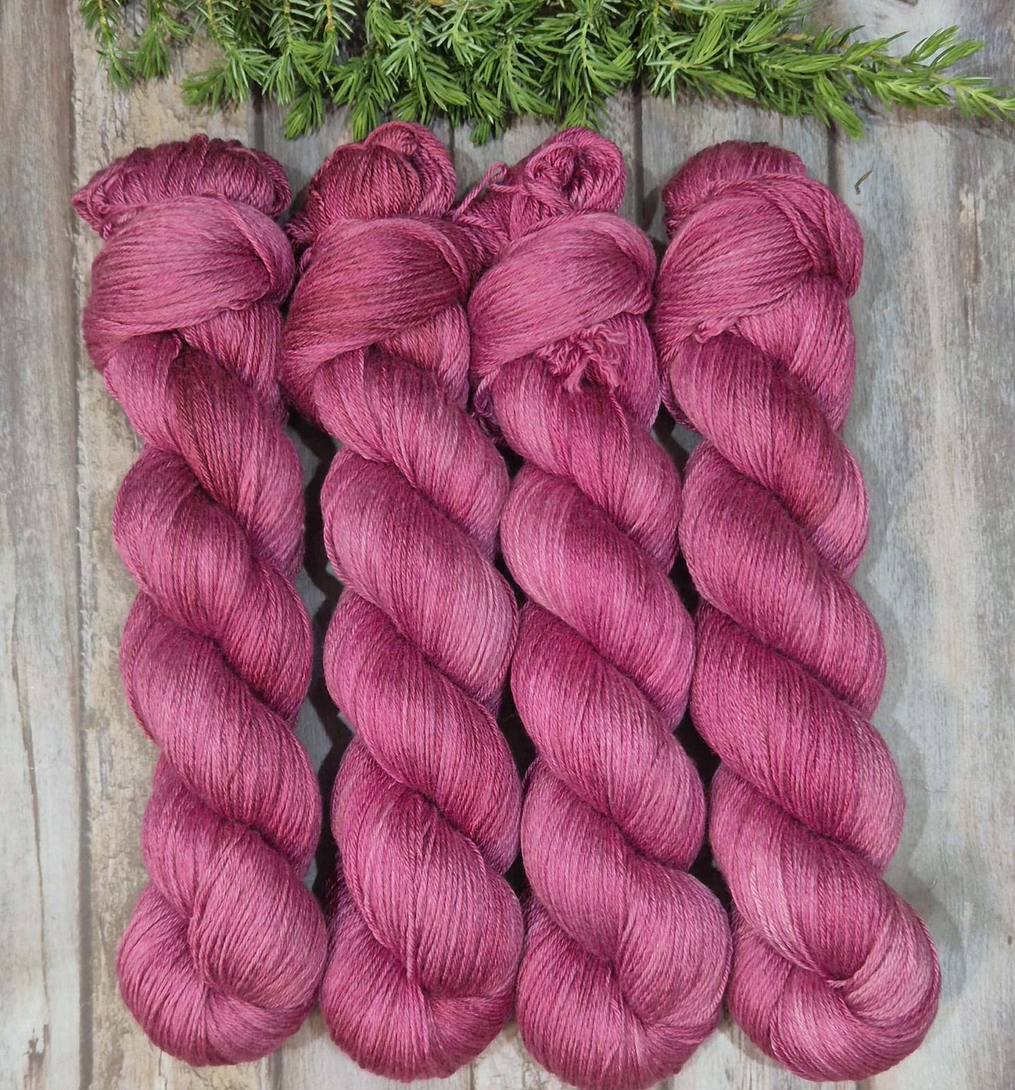 Helena Dahlia (Mersilk 4ply Fingering - SW Merino / Mulberry Silk) (Dyed as Ordered if Not in Stock)