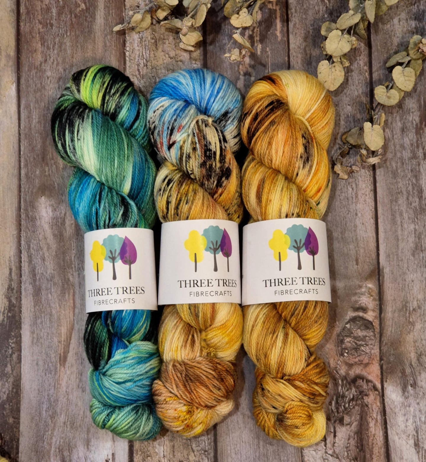 Native Bee (Fledgling 4ply Sock) 3 Skein Gradient