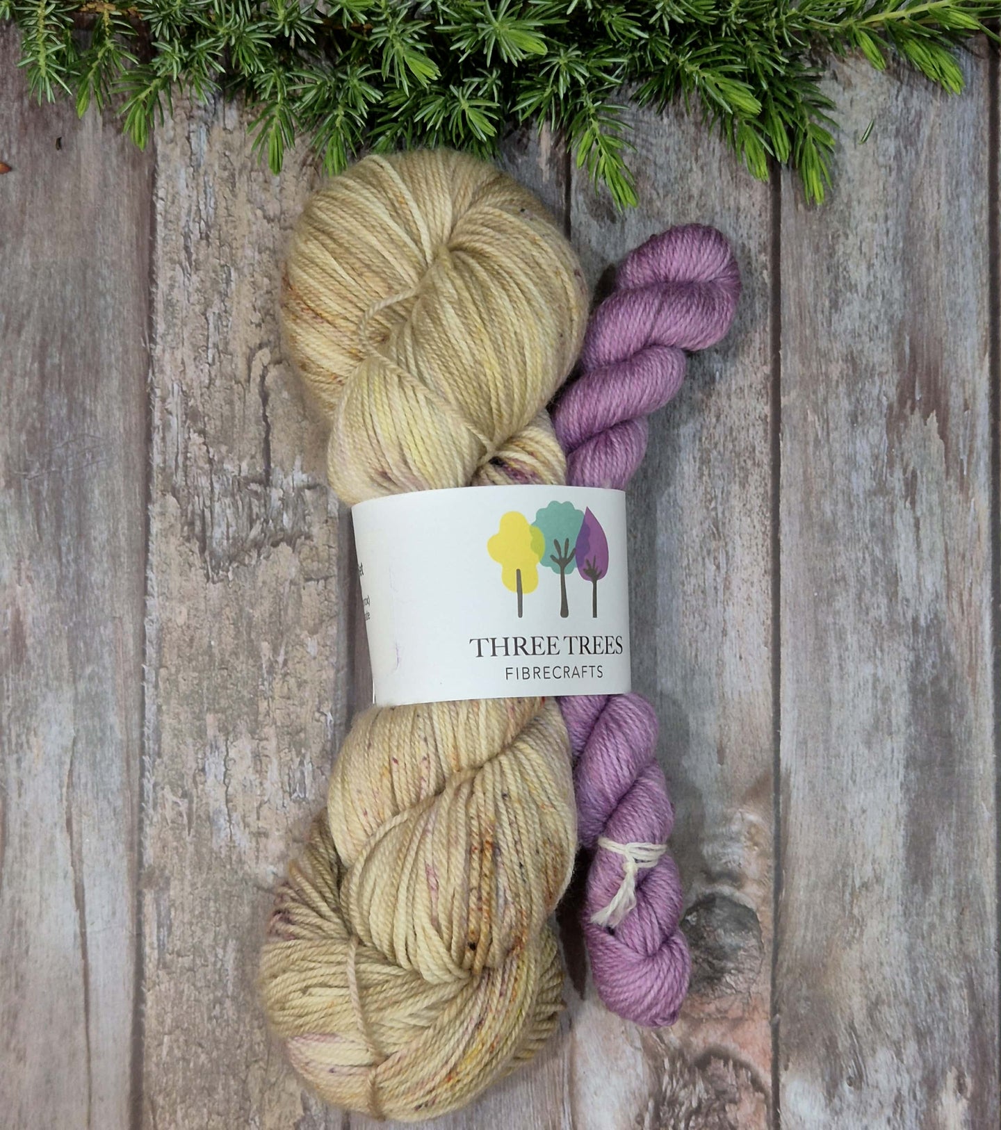Pippie & Heliotrope Sock Set (Fledgling 4ply Sock - SW Merino / Nylon)