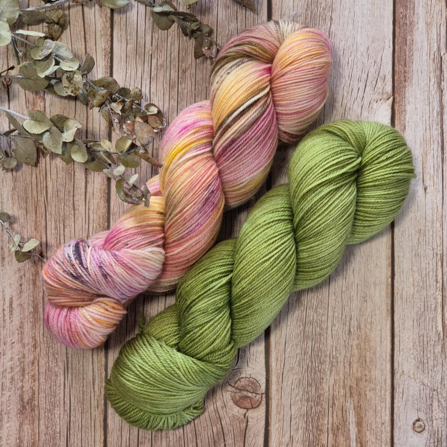 Perfect Pairing - Corgotha Omopis/Leaf Light (Fledgling 4ply Sock)