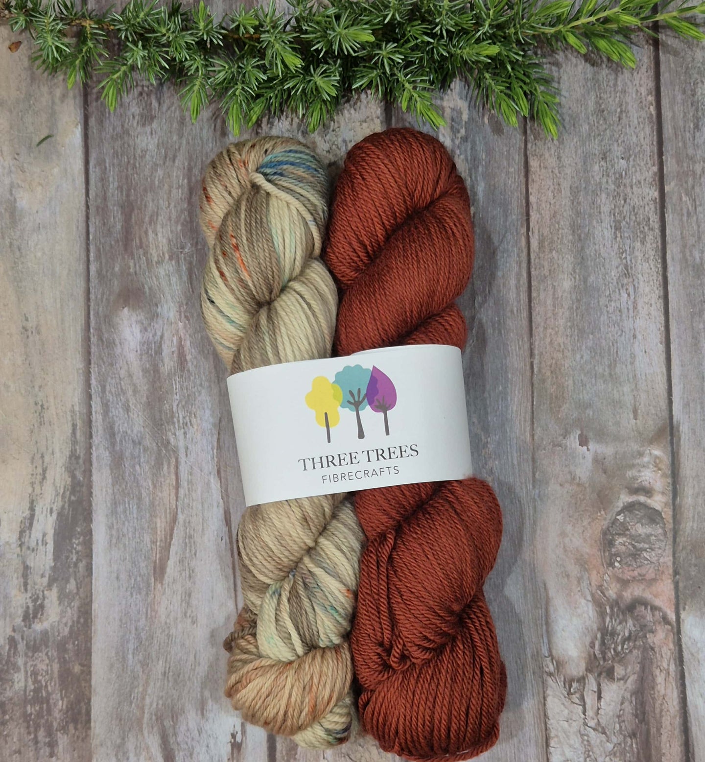 Perfect Pairing - Cajun Spice & Red-Winged Fairy Wren (Baa-Ram-Ewe 8ply DK)