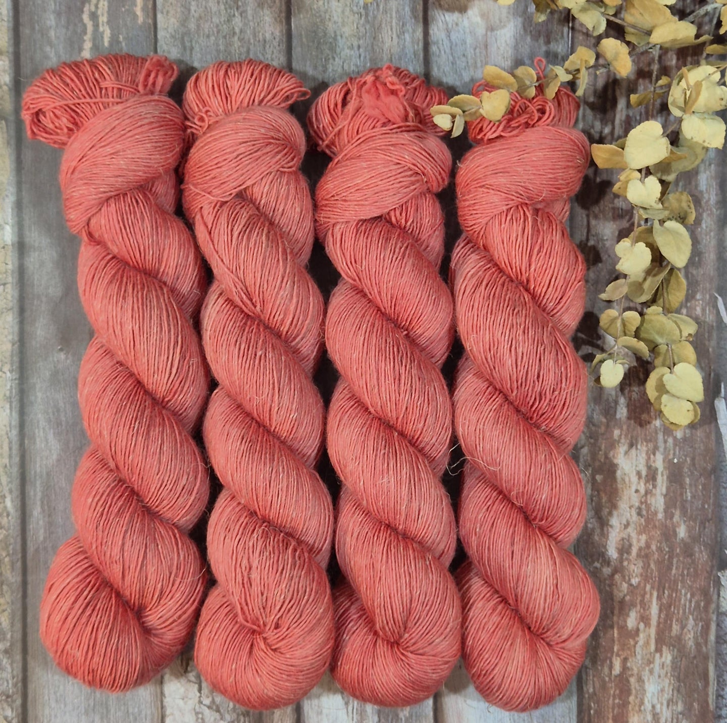 Rosy Papililo (Nymph Singles - SW Merino / Linen) (Dyed as Ordered if Not in Stock)