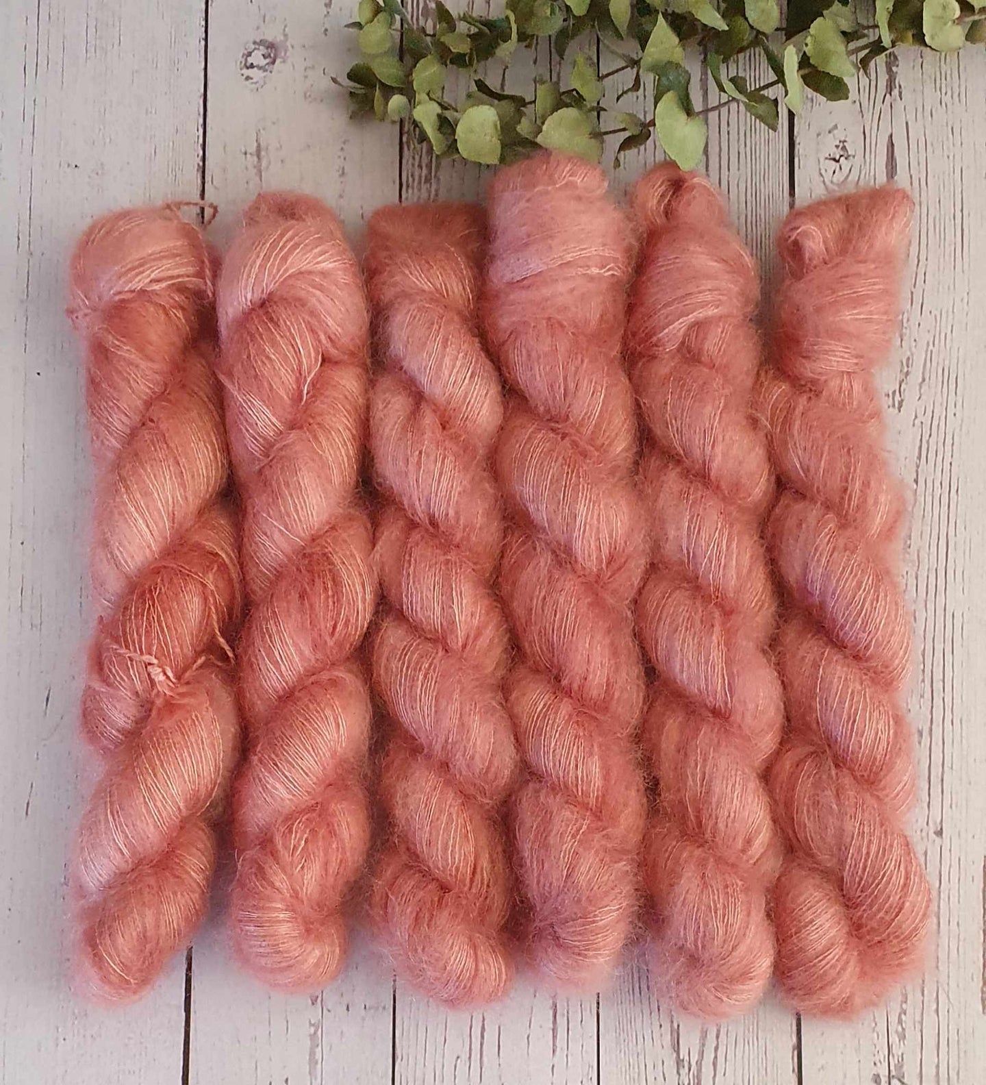 Salmon (Sylph Lace 2ply - Kid Mohair/Mulberry Silk)