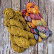 Load image into Gallery viewer, Fibonacci Cowl Set - Shimmer &amp; Ayase (Sphinx Sport 5ply) (Dyed as Ordered if Not in Stock)
