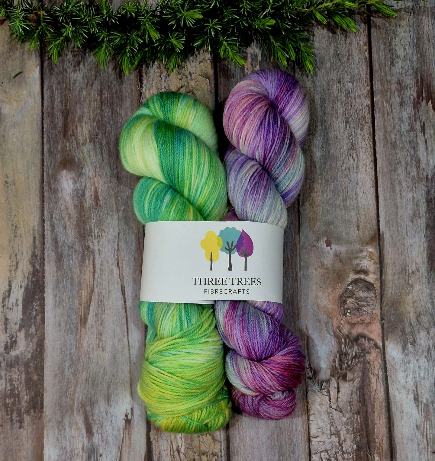 Perfect Pairing - Shore & Cosmos (Fledgling 4ply Sock)