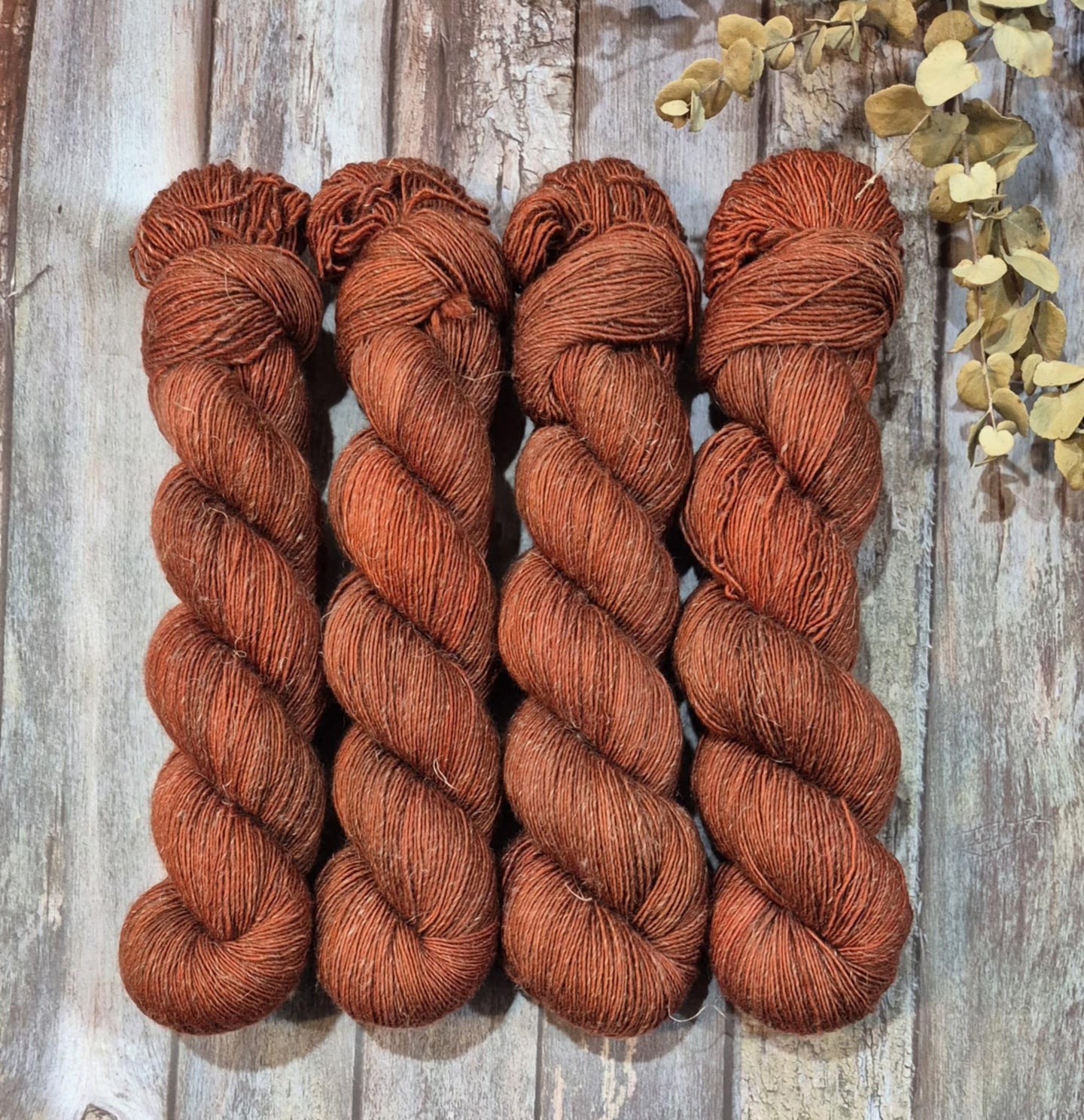 Splendid Ochre (Nymph Singles - SW Merino / Linen) (Dyed as Ordered if Not in Stock)