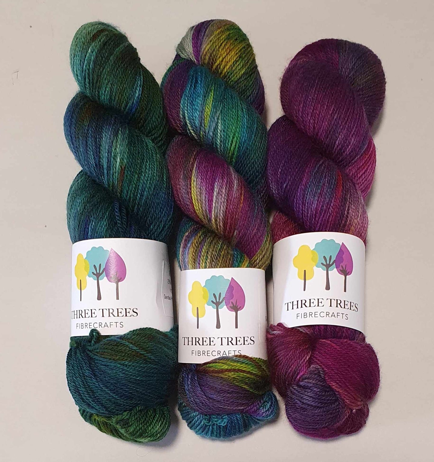 Three Times a Charm - 3 Skein Gradient (Fledgling 4ply Sock)