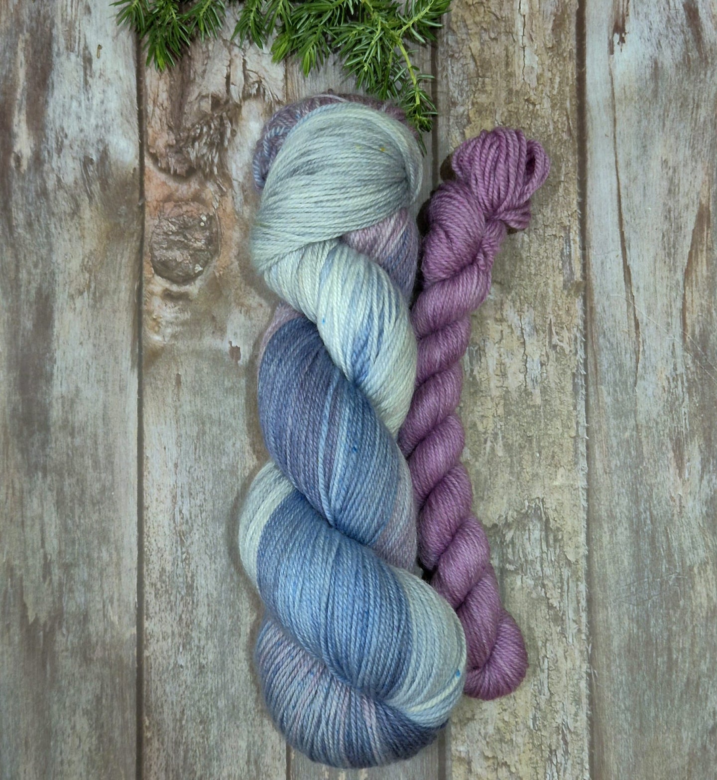 Twilight & Heliotrope Sock Set (Fledgling 4ply Sock - SW Merino / Nylon)